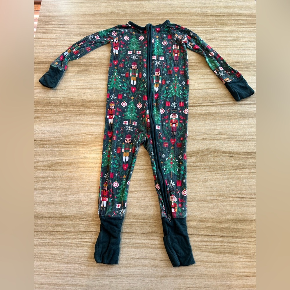 Little sleepies holiday nutcracker zippy! 12-18 mo